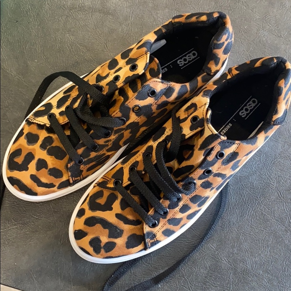 ASOS leopard sneaker